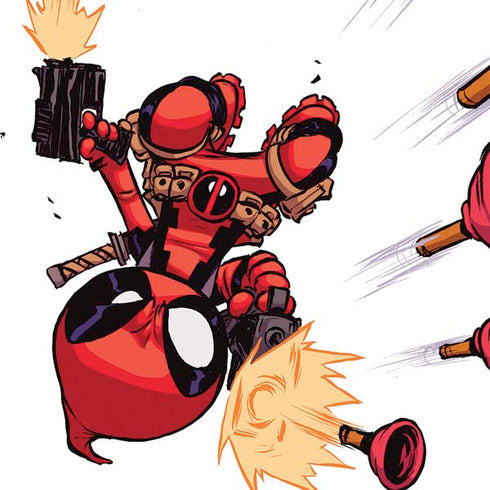 Marvel Deadpool Babypool Shooting Nintendo 2DS XL (2017) Skin